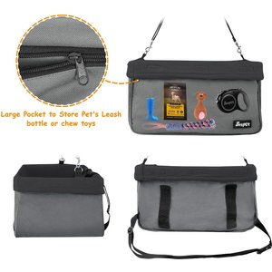 Jespet Goopaws Car Travel Dog Booster Seat, Black