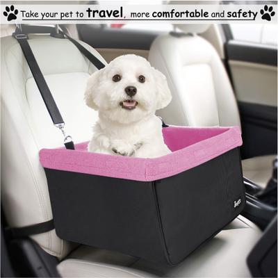Show full view: Jespet & GOOPAWS Car Travel Dog Booster Seat, Pink slide 3 of 8
