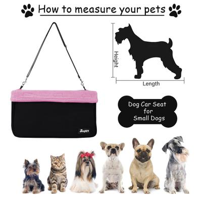 Show full view: Jespet & GOOPAWS Car Travel Dog Booster Seat, Pink slide 4 of 8