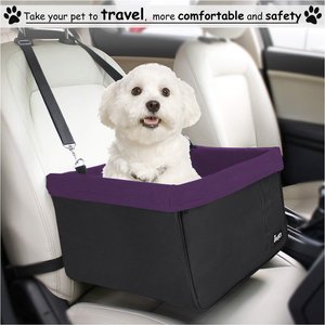Jespet & GOOPAWS Car Travel Dog Booster Seat, Purple
