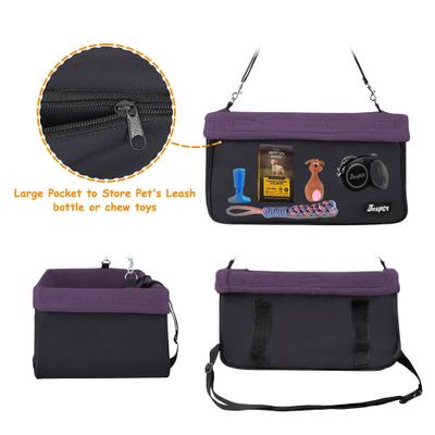 Show full view: Jespet & GOOPAWS Car Travel Dog Booster Seat, Purple slide 6 of 8