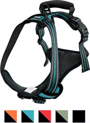 Jespet & GOOPAWS Adjustable Padded Easy Control Lightweight Reflective Dog Harness, Blue, Medium slide 2 of 8