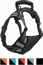 Jespet Goopaws Adjustable Padded Easy Control Lightweight Reflective Dog Harness, Green, Large slide 2 of 8
