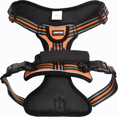 Show full view: Jespet & GOOPAWS Adjustable Padded Easy Control Lightweight Reflective Dog Harness, Orange, Large slide 5 of 10