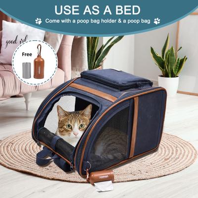 Show full view: Jespet GOOPAWS Backpack Dog & Cat Carrier, Navy Blue slide 5 of 9