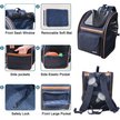 Show in main carousel: Jespet GOOPAWS Backpack Dog & Cat Carrier, Navy Blue slide 2 of 9