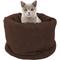 Show in main carousel: GOOPAWS Covered Cat & Dog Bed, Brown slide 8 of 9