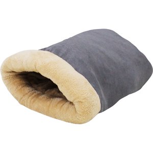 GOOPAWS Covered Cat & Dog Bed, Gray