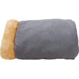 GOOPAWS Covered Cat & Dog Bed, Gray