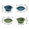 Show in main carousel: Jespet & GOOPAWS Silicone Non-Skid Travel Cat & Dog Bowl, 2 count, Blue/Green slide 6 of 8