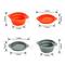 Show in main carousel: Jespet & GOOPAWS Silicone Non-Skid Travel Cat & Dog Bowl, 2 count, Orange/Grey slide 6 of 8