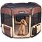 Show in main carousel: Jespet Soft-Sided Dog & Cat Playpen, Brown, 36-in slide 1 of 10