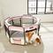 Show in main carousel: Jespet Soft-Sided Dog & Cat Playpen, Pink, 45-in slide 8 of 10