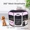 Show in main carousel: Jespet Soft-Sided Dog & Cat Playpen, Pink, 45-in slide 4 of 10