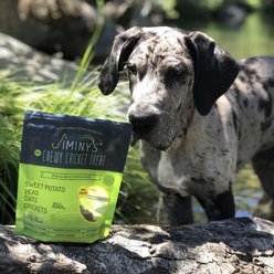 Jiminy's Cricket Peas & Sweet Potato Recipe Chicken-Free Dog Treats, 6-oz bag, 1 count slide 2 of 9