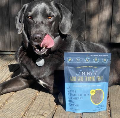 Show full view: Jiminy's Good Grub Peanut Butter & Cranberry Flavor Soft Training Dog Treats, 6-oz bag, 1 count slide 8 of 10