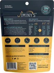 Jiminy's Grain-Free Cricket Cookie Peanut Butter & Blueberry Recipe Dog Treats, 5-oz bag, 3 count slide 2 of 3