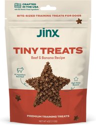 Jinx Beef & Bananas Soft & Chewy Dog Treats, 4-oz bag