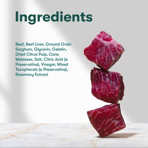 Jinx Beef Bites Jerky Dog Treats, 5-oz bag