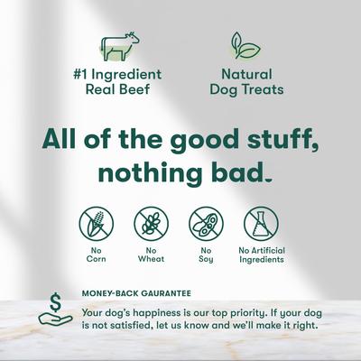 Show full view: Jinx Beef Bites Jerky Dog Treats, 5-oz bag slide 7 of 8