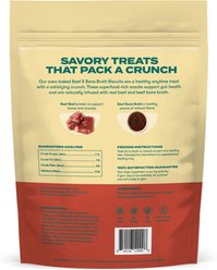 Jinx Beef & Bone Broth Biscuits Crunchy Dog Treats, 16-oz bag slide 2 of 6