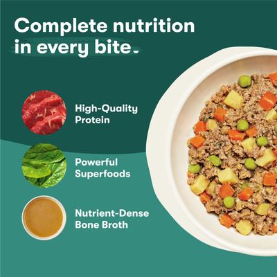 Show full view: Jinx Homemades Grain-Free Beef & Chicken Pate Wet Dog Food, 9-oz pouch, case of 12 slide 5 of 10