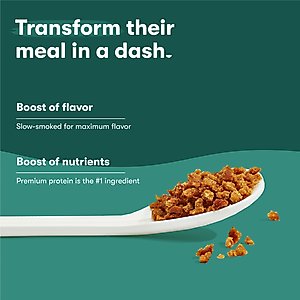 Jinx Beef Crumbles High-Protein Dry Dog Food Topper, 4-oz bag