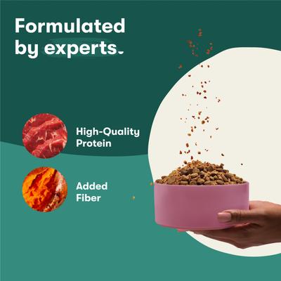 Show full view: Jinx Beef Crumbles High-Protein Dry Dog Food Topper, 4-oz bag slide 5 of 14