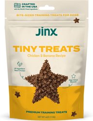 Jinx Chicken & Bananas Soft & Chewy Dog Treats, 4-oz bag