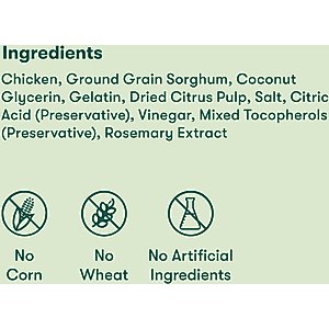 Jinx Chicken Bites Jerky Dog Treats, 5-oz bag