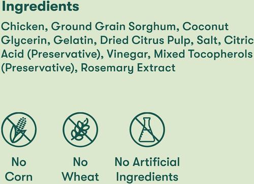 Show full view: Jinx Chicken Bites Jerky Dog Treats, 5-oz bag slide 6 of 9