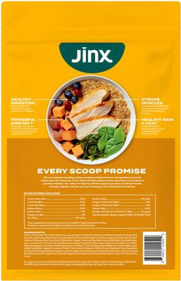 Show full view: Jinx Chicken, Brown Rice & Sweet Potato ALS Kibble Dog Dry Food, 4-lb bag slide 3 of 14