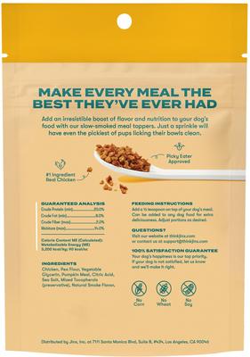 Show full view: Jinx Chicken Crumbles High-Protein Dry Dog Food Topper, 4-oz bag slide 7 of 14