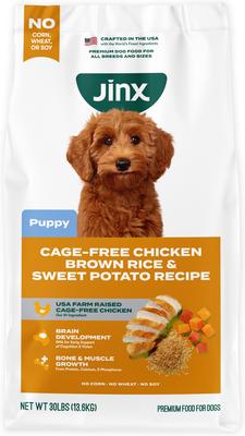 JINX Jr Whole Grain Chicken Recipe Natural Dry Puppy Food, 30-lb