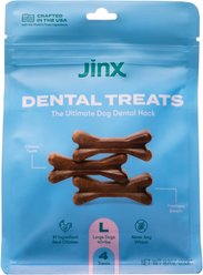 Jinx Large Dental Dog Treats, 4 count