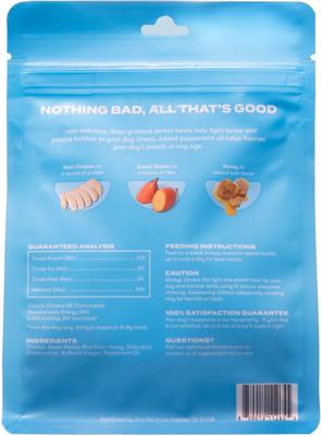 Show full view: Jinx Large Dental Dog Treats, 4 count slide 3 of 10