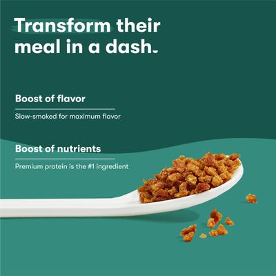 Show full view: Jinx Salmon Crumbles High-Protein Dry Dog Food Topper, 4-oz bag slide 8 of 14