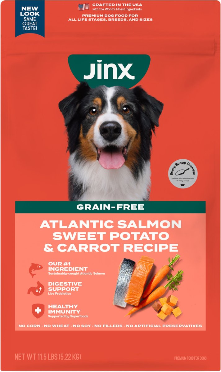 Jinx Salmon, Sweet Potato & Carrot ALS Kibble Dog Dry Food