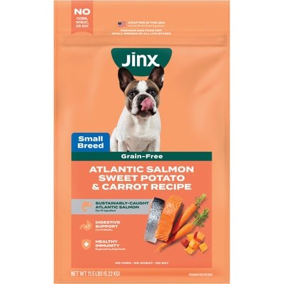 Jinx Jinx Small Breed Salmon, Sweet Potato & Carrot Recipe Dry Dog Food, 11.5-lb