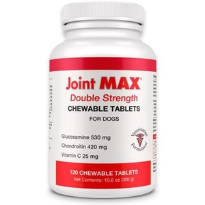 Joint MAX Double Strength Chewable Tablets for Large Dogs, 120 count