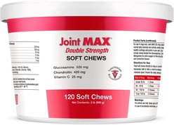 Joint MAX Double Strength Soft Chews for Dogs, 120 count