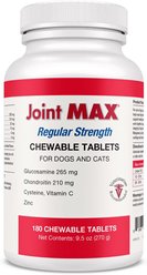 Joint MAX Regular Strength Chewable Tablets for Dogs & Cats, 180 count