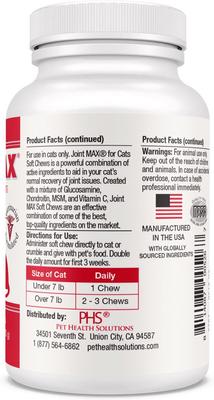 Show full view: Joint MAX Soft Chews for Cats, 60 count slide 5 of 11