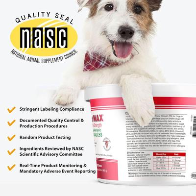 Show full view: Joint MAX Triple Strength Hypo-Allergenic Granules for Dogs, 120 doses slide 10 of 12