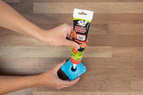 Show full view: Jolly Pets Fill'n Pumpkin Peanut Butter Dog Treat, 5-oz tube slide 3 of 6