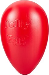Jolly Pets Jolly Egg Dog Toy, Red, 12-in