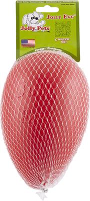Show full view: Jolly Pets Jolly Egg Dog Toy, Red, 8-in slide 2 of 7