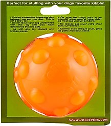 Jolly Pets Jolly Jumper Ball Dog Toy, Orange, 3-in slide 2 of 5