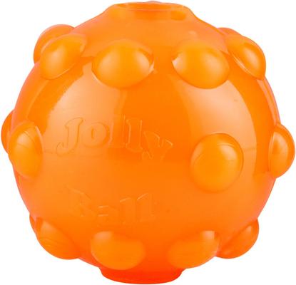 Show full view: Jolly Pets Jolly Jumper Ball Dog Toy, Orange, 3-in slide 3 of 7