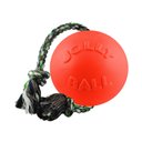 Jolly Pets Romp-n-Roll Dog Toy, Orange, 8-in
